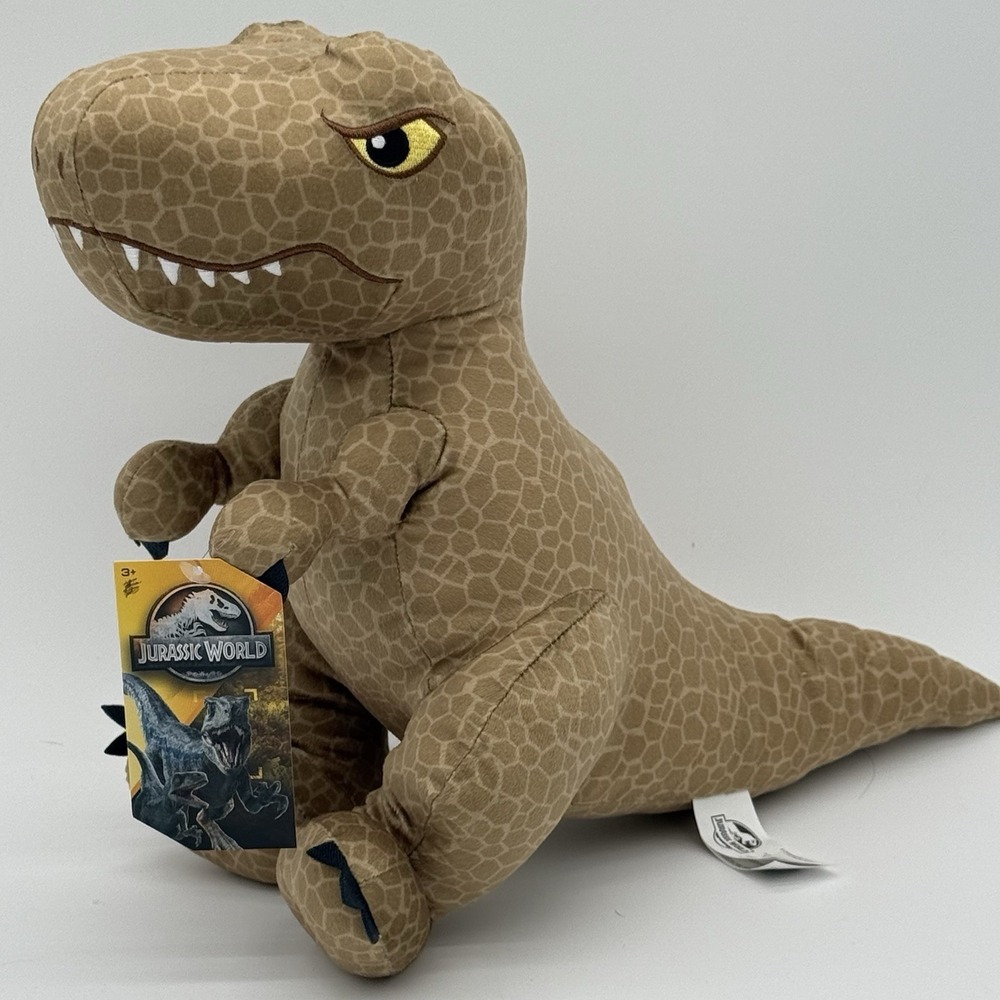 T REX Dinasour Jurassic World Stuffed 3+ Tyrannasourus Animal Kids Toy NWT